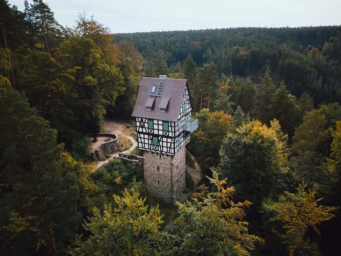 Aerial view of the Herzogstuhl