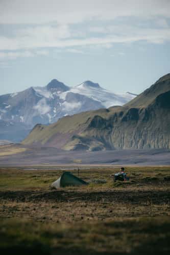 Álftavatn hut and campsite, Laugavegur Trail