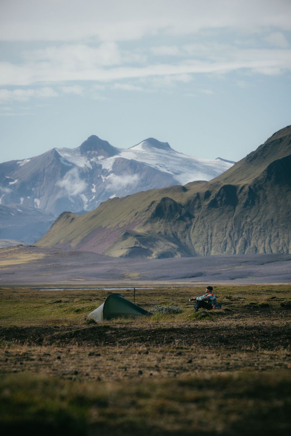 Álftavatn hut and campsite, Laugavegur Trail, Iceland