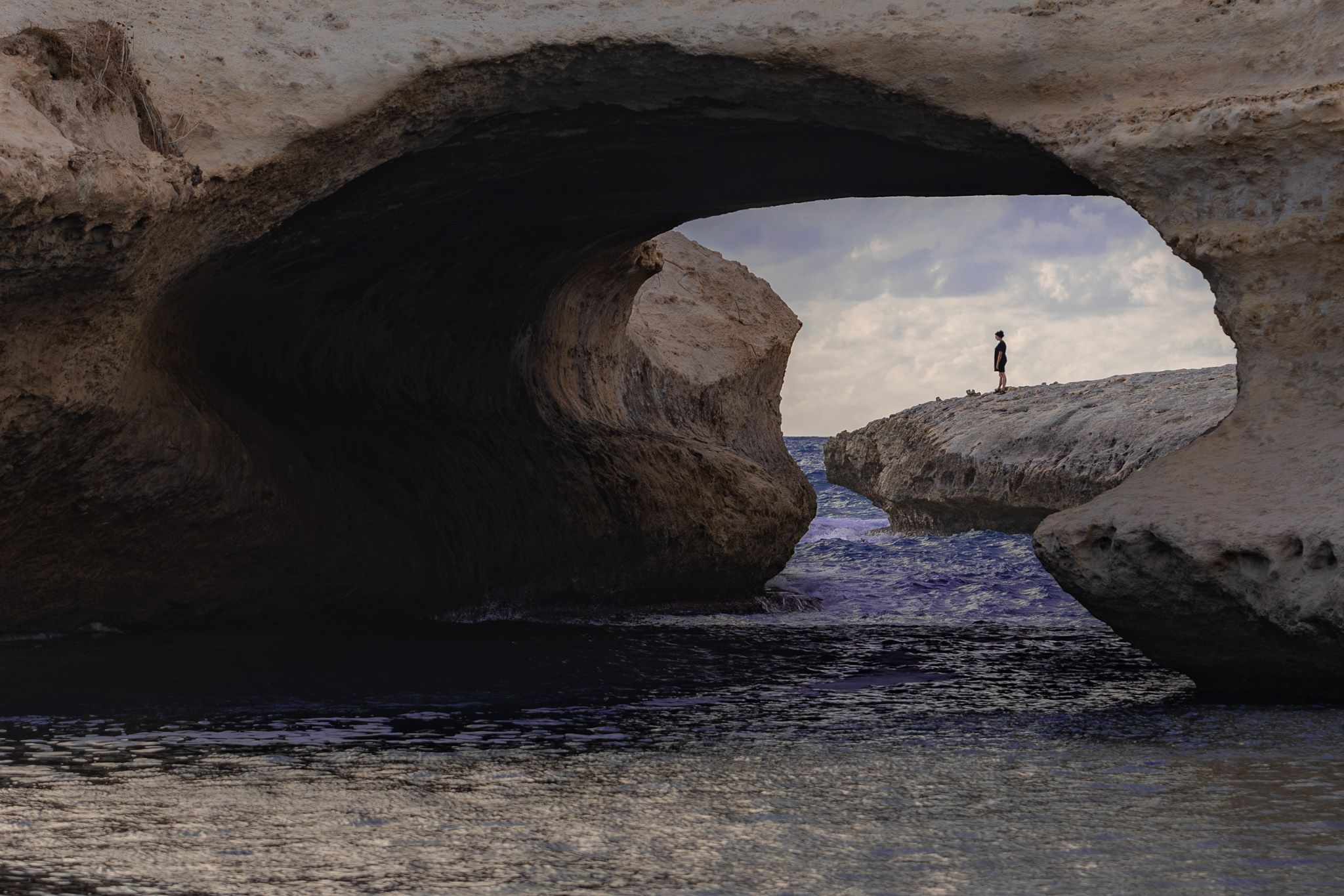 Arch S’Archittu, Sardinia, Italy