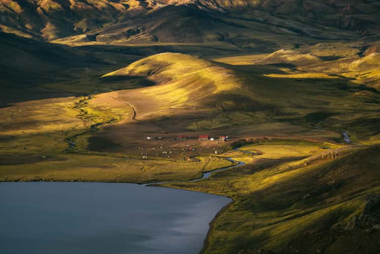 Brattháls peak, Laugavegur