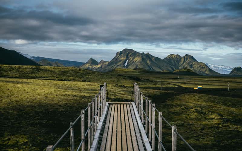 Bridge near F210, Laugavegur Trail