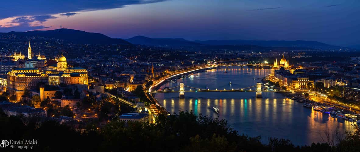 Buda castle from Citadelle.