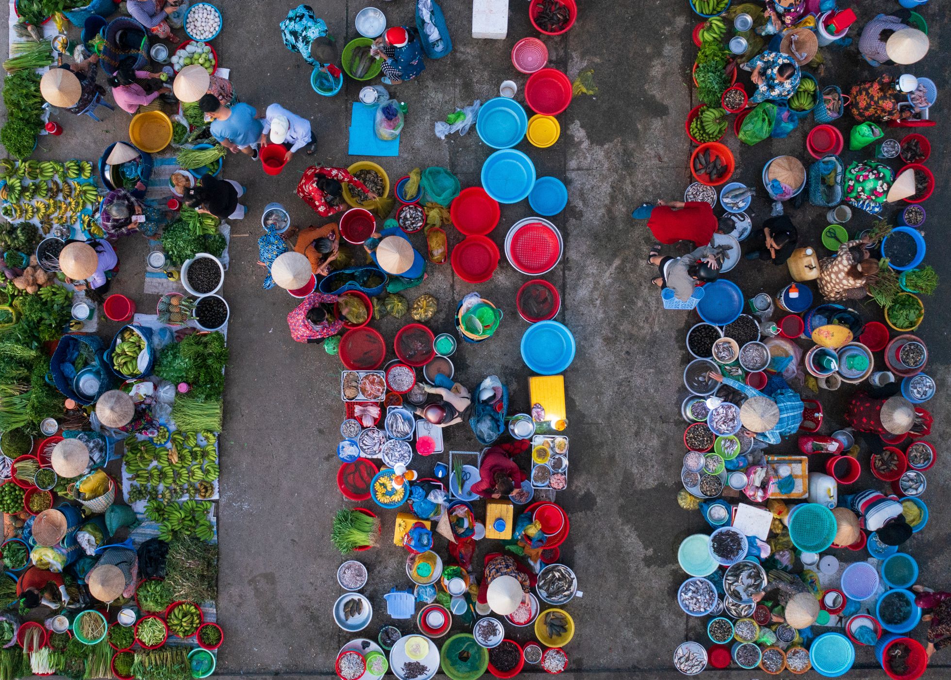 Chom Hom Market, Vietnam