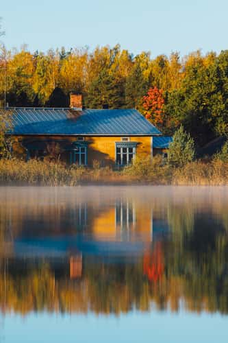 Colorful house in Porvoo