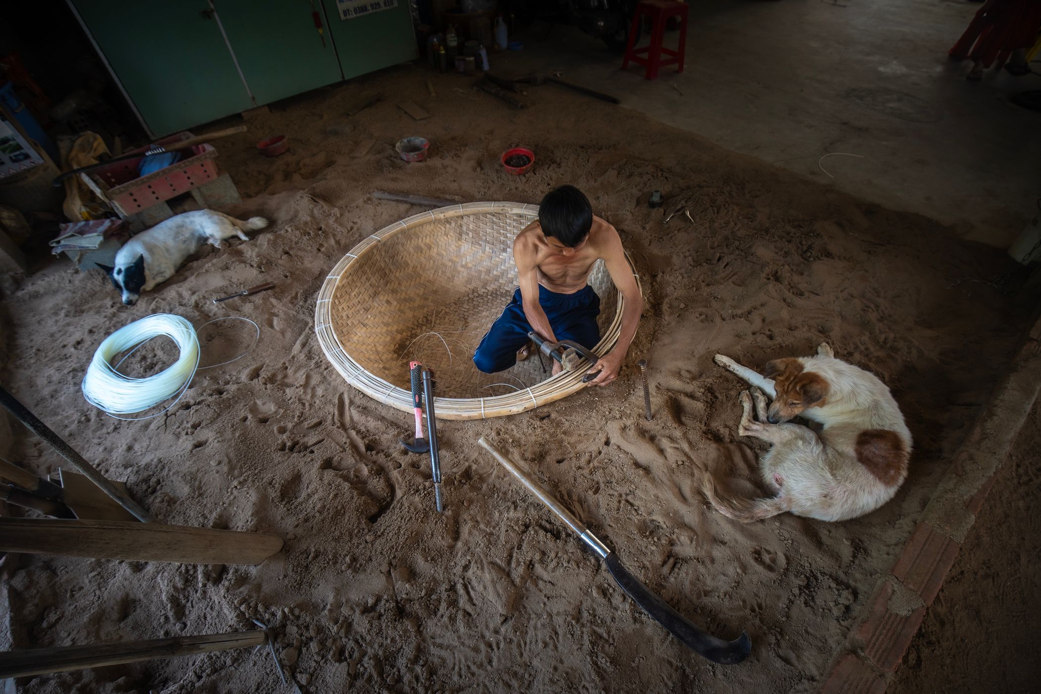 Coracle Crafting Village, Vietnam