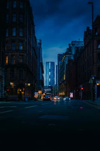 Deansgate Square View from Whitworth Street