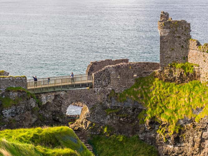 Dunluce Castle ruin