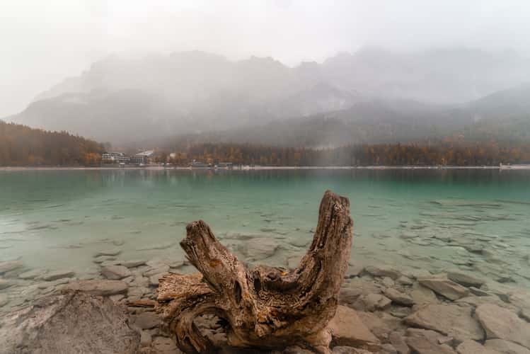 Eibsee and Zugspitze
