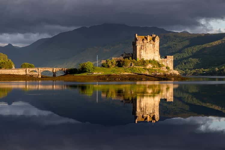 Eilean Donan Castle from the Loch Long Bridge