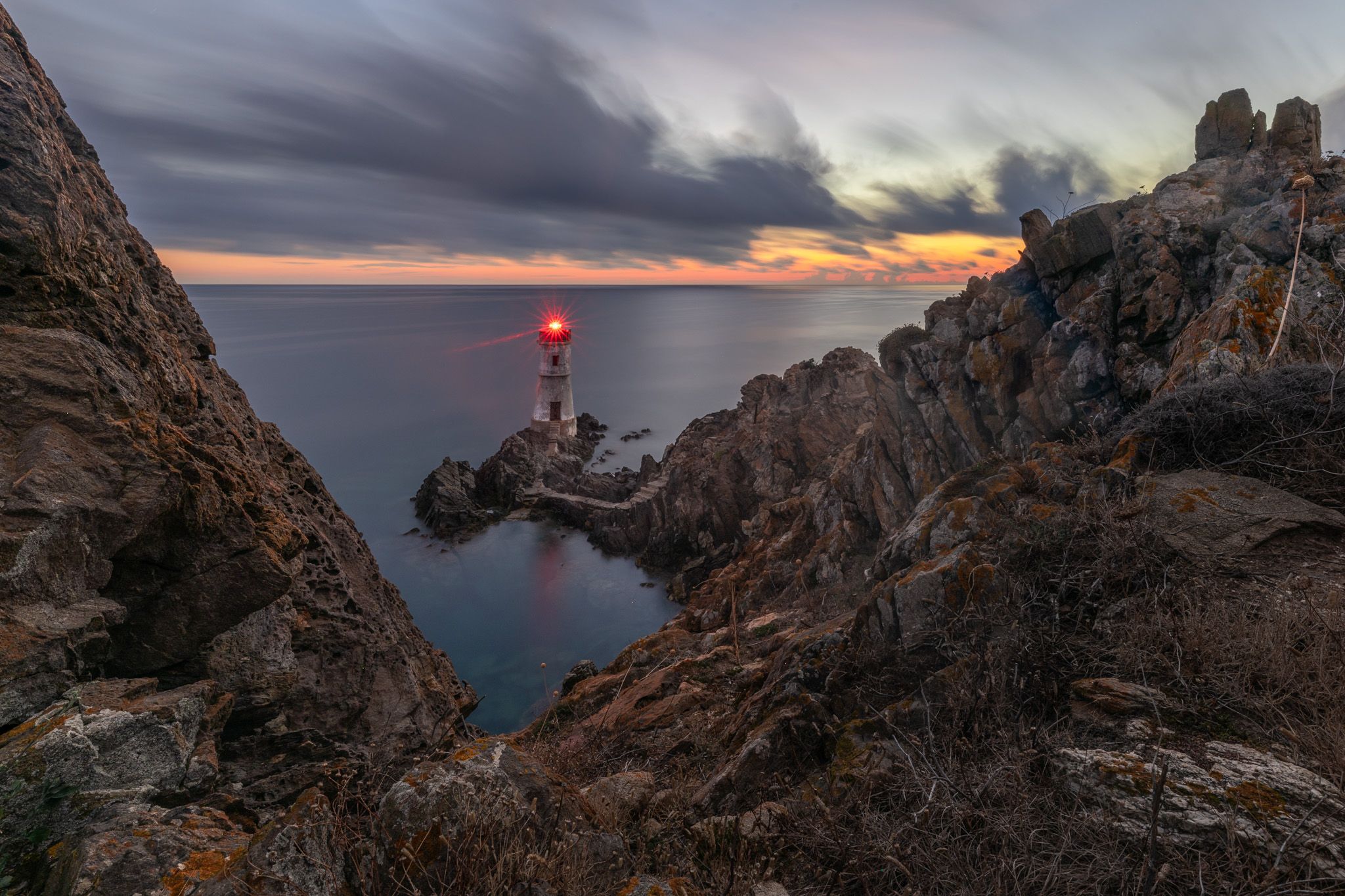 Faro di Capo Ferro, Italy
