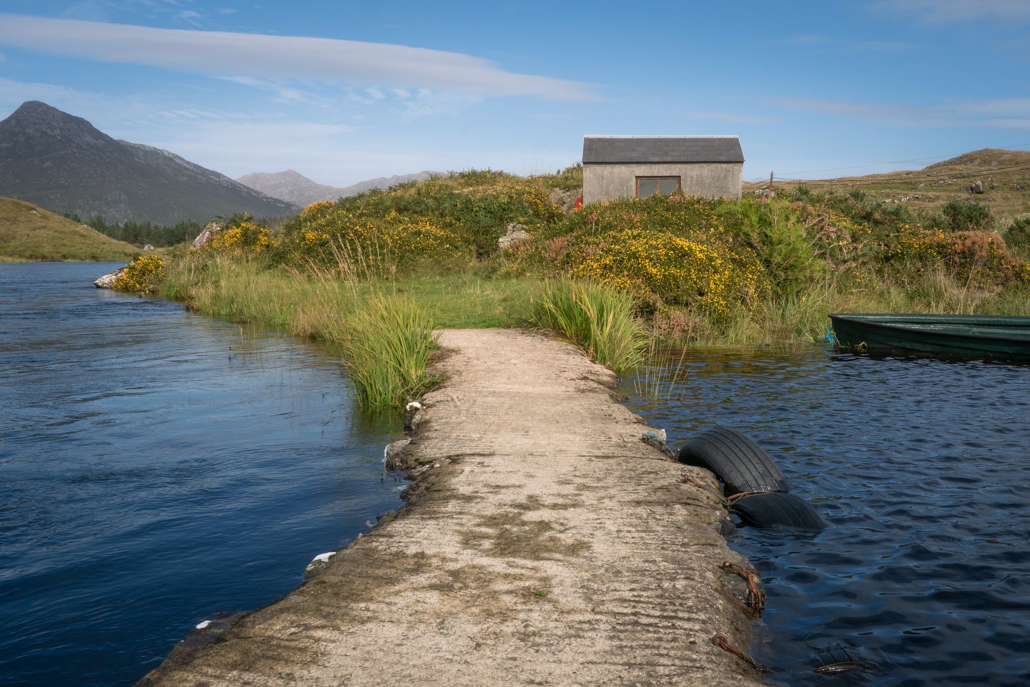Fishing hut near Ballynahinch Estate, Ireland