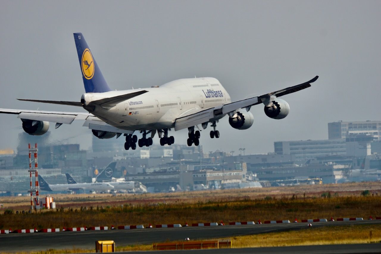 Frankfurt Airport Spotter Point, West Runway, Germany