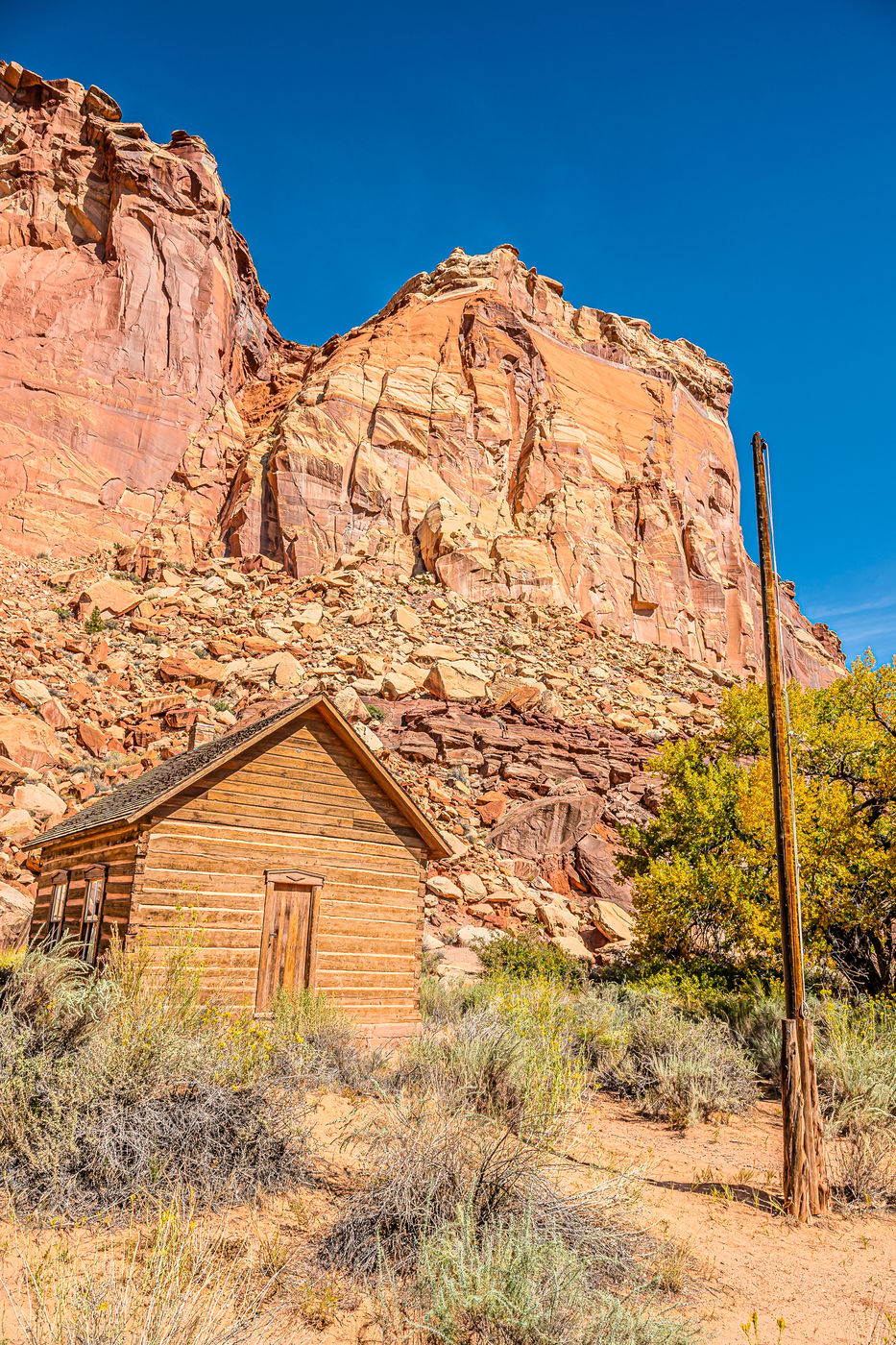 Fruita Schoolhouse, USA