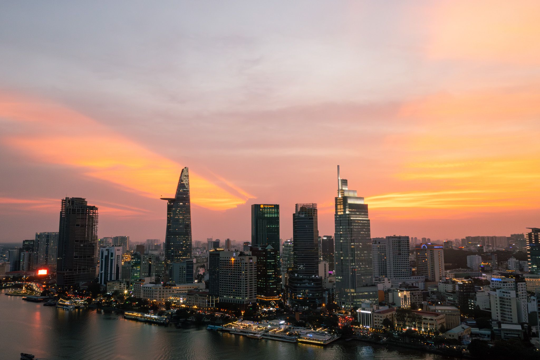 Ho Chi Minh City Sunset, Vietnam