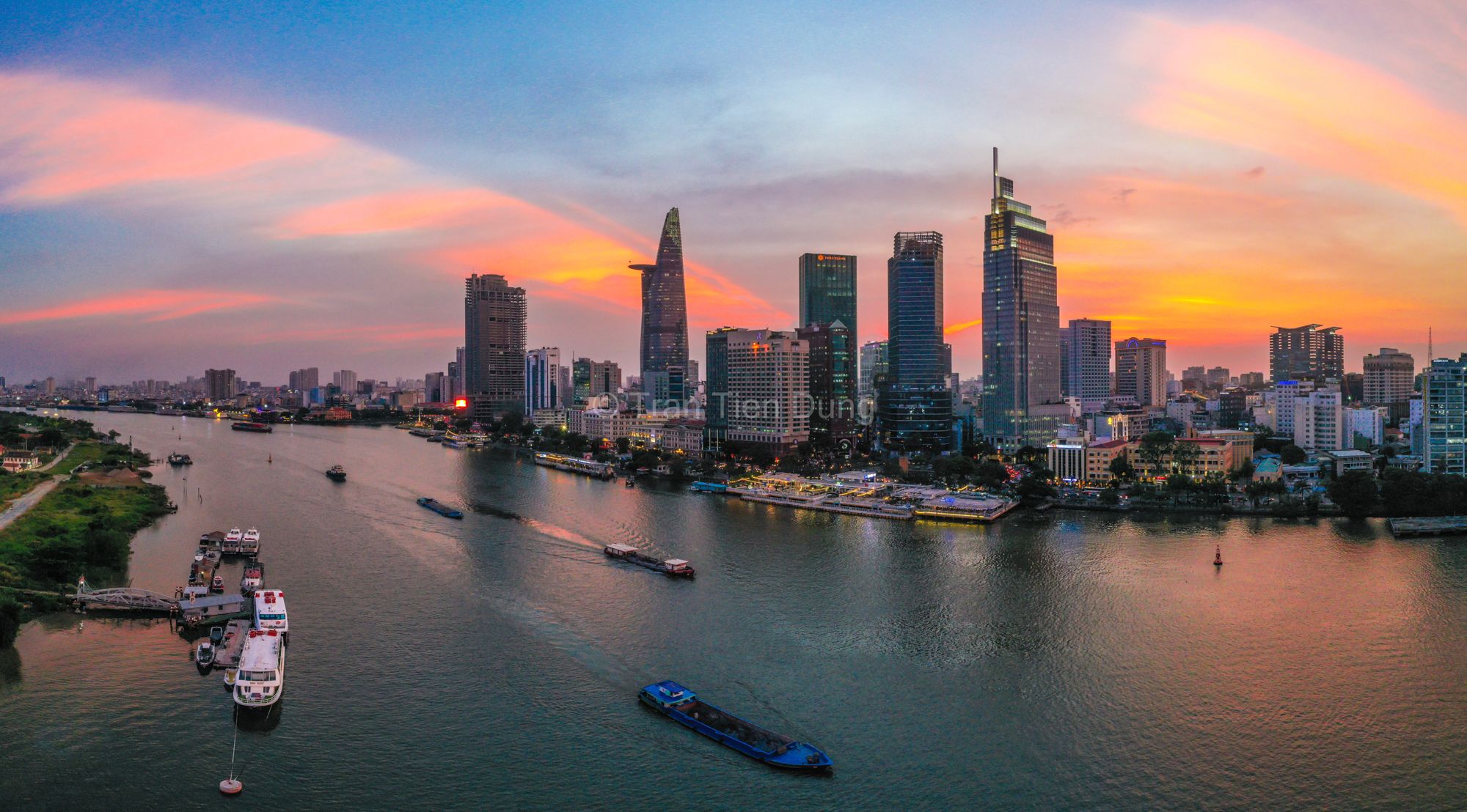 Ho Chi Minh City Sunset, Vietnam