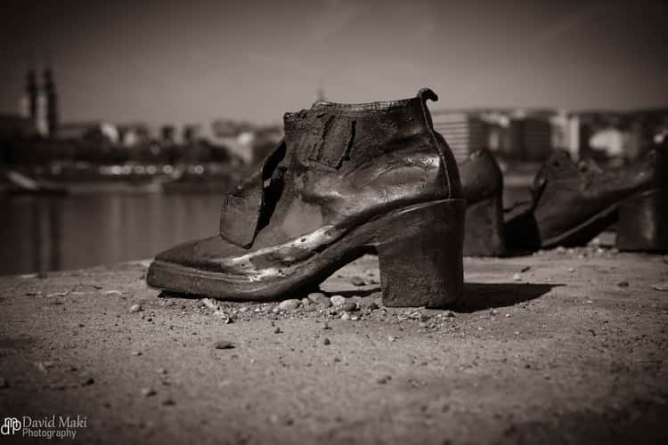Holocaust monument in Budapest