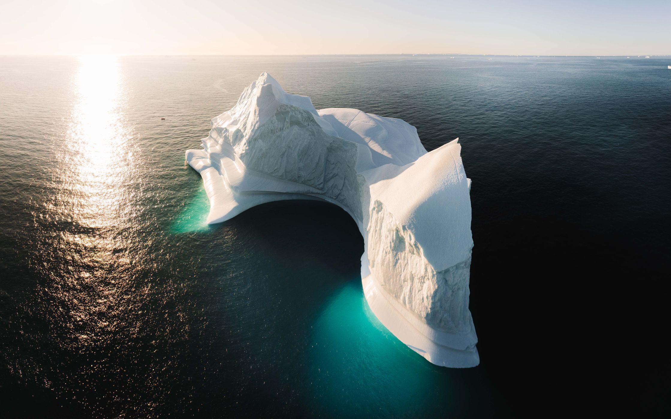 Icebergs Disco Island, Greenland