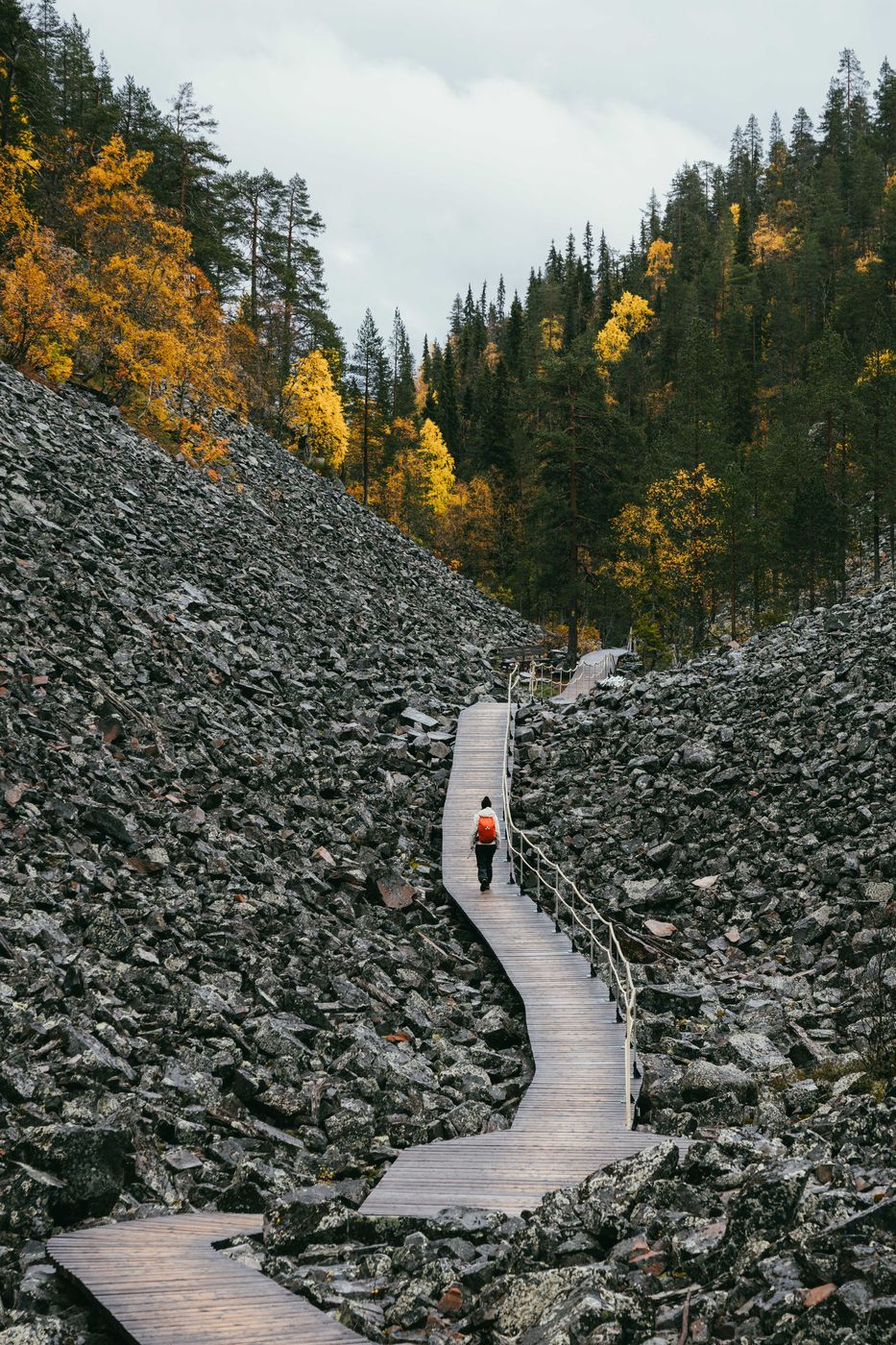 Isokurun gorge, Pyhä-Luosto-Nationalpark, Finland