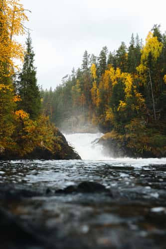 Jyrävä rapids, Oulanka Nationalpark