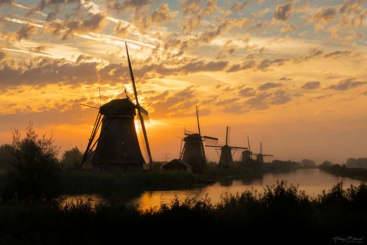 Kinderdijk Sunrise