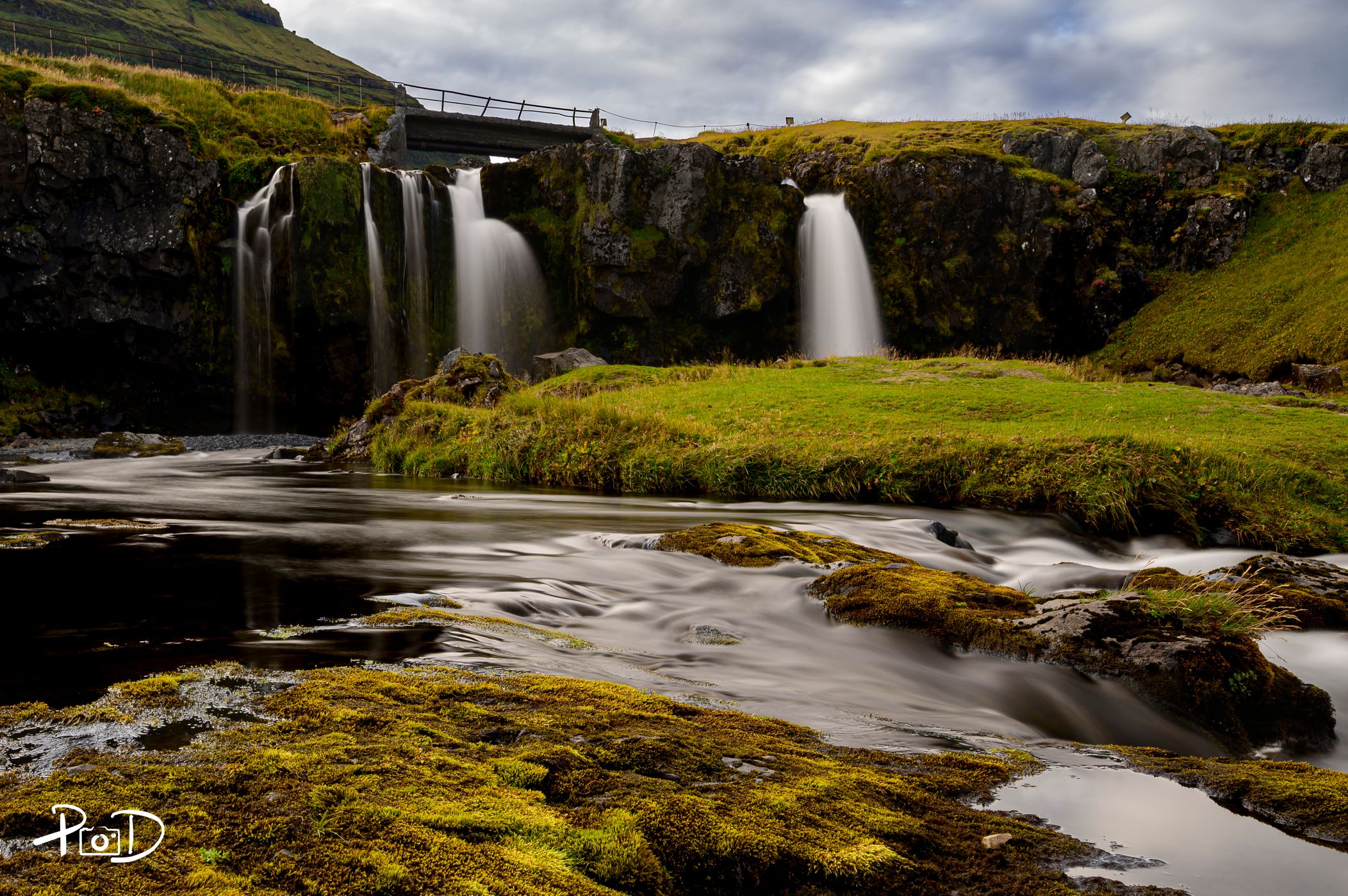 Kirkjufellsfoss Waterfall without Kirkjufell, Iceland