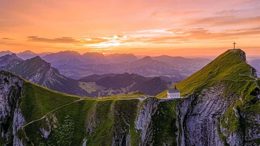 Klimsenhorn Chapel near Mt. Pilatus