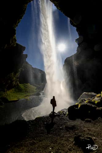 Kvernufoss, the hidden waterfall near Skógafoss