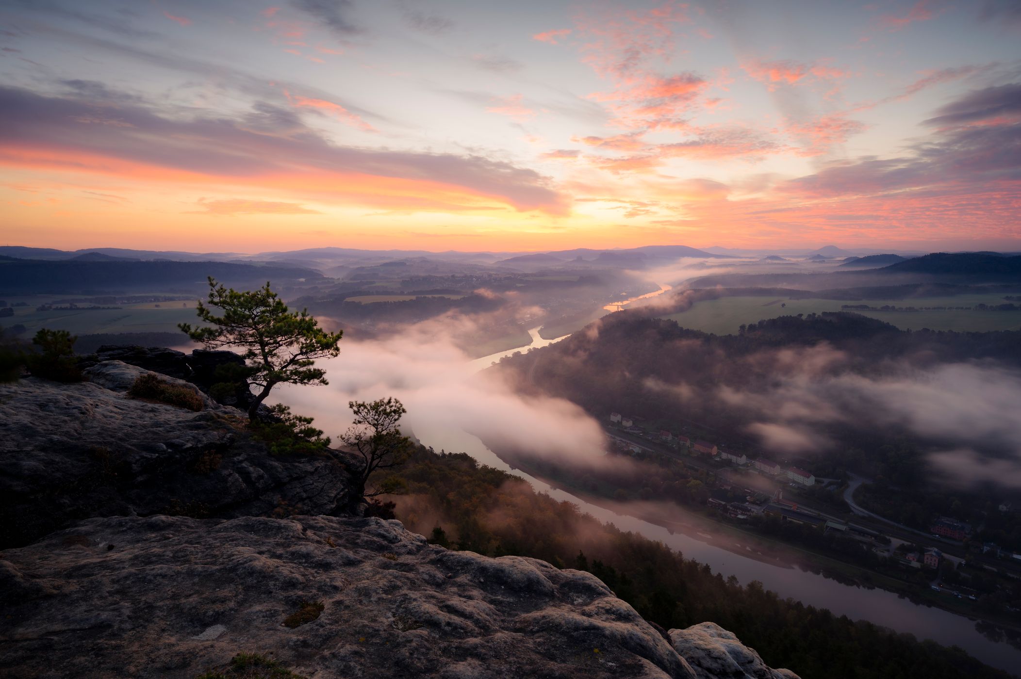 Lilienstein, Saxon Switzerland, Germany
