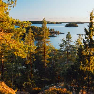 Linnavuori Rock, Lake Saimaa, Finland