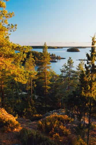 Linnavuori Rock, Lake Saimaa