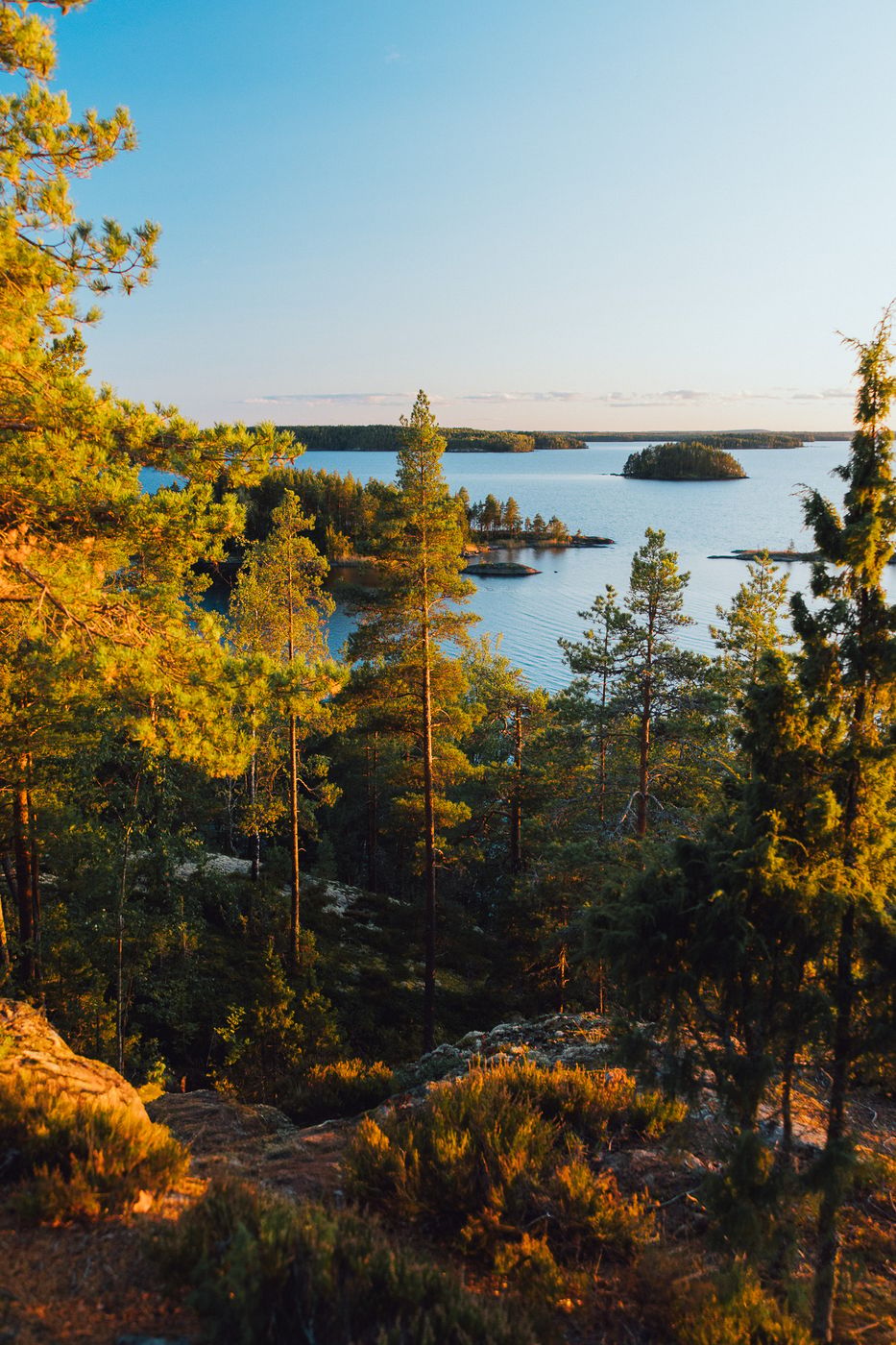 Linnavuori Rock, Lake Saimaa, Finland