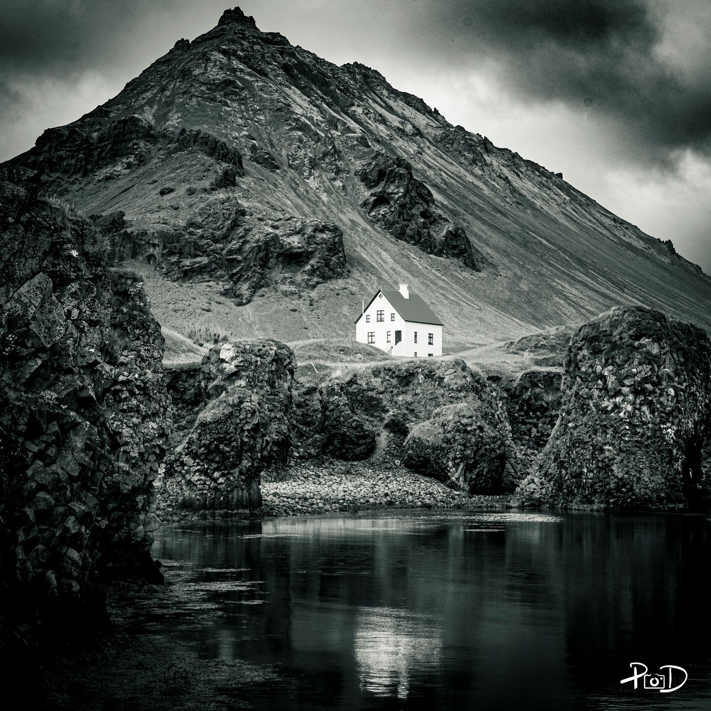 Lonely House in Arnarstapi, Iceland
