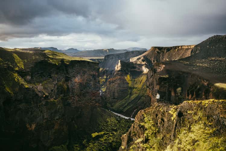 Markarfljótsgljúfur Canyon,  Laugavegur Trail