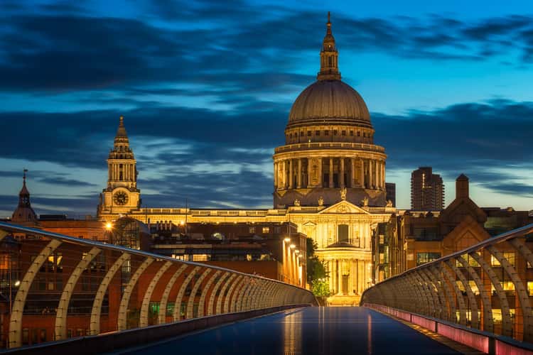Millennium Bridge & St. Paul's Cathedral