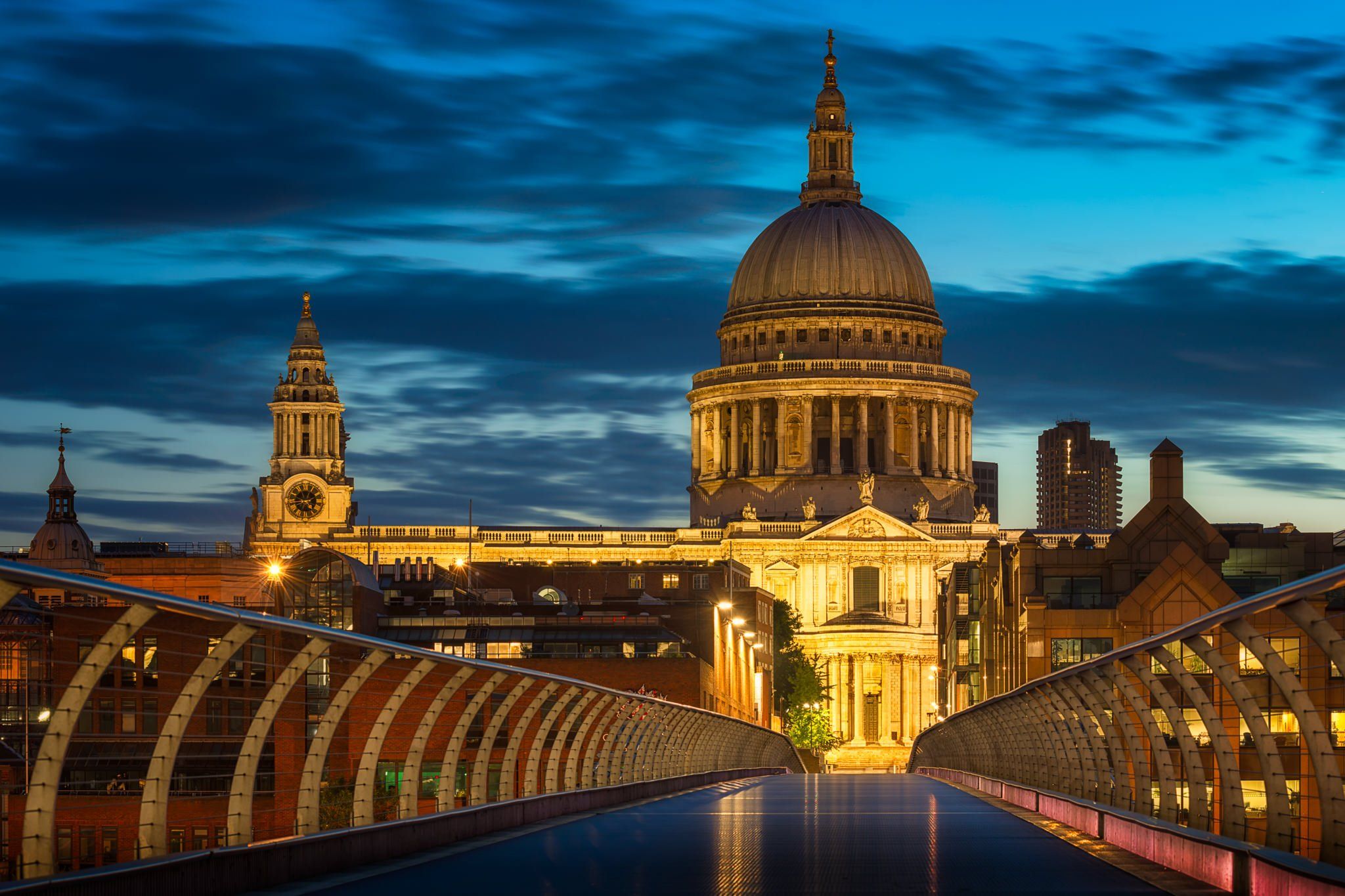 Millennium Bridge & St. Paul's Cathedral, United Kingdom