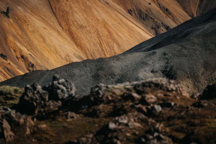 Minimalistic structures, Landmannalaugar