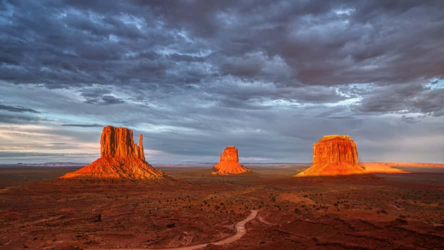 Monumet Valley, 3 Buttes