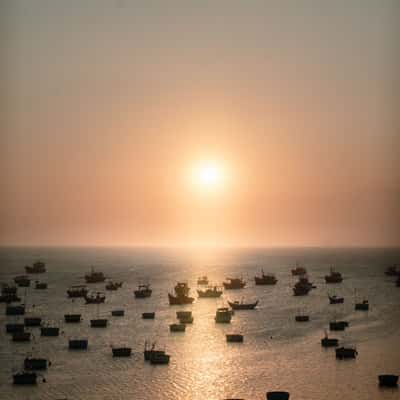 Mui Ne Fishing Village Sunrise View, Vietnam