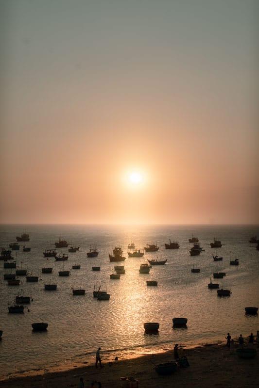 Mui Ne Fishing Village Sunrise View, Vietnam
