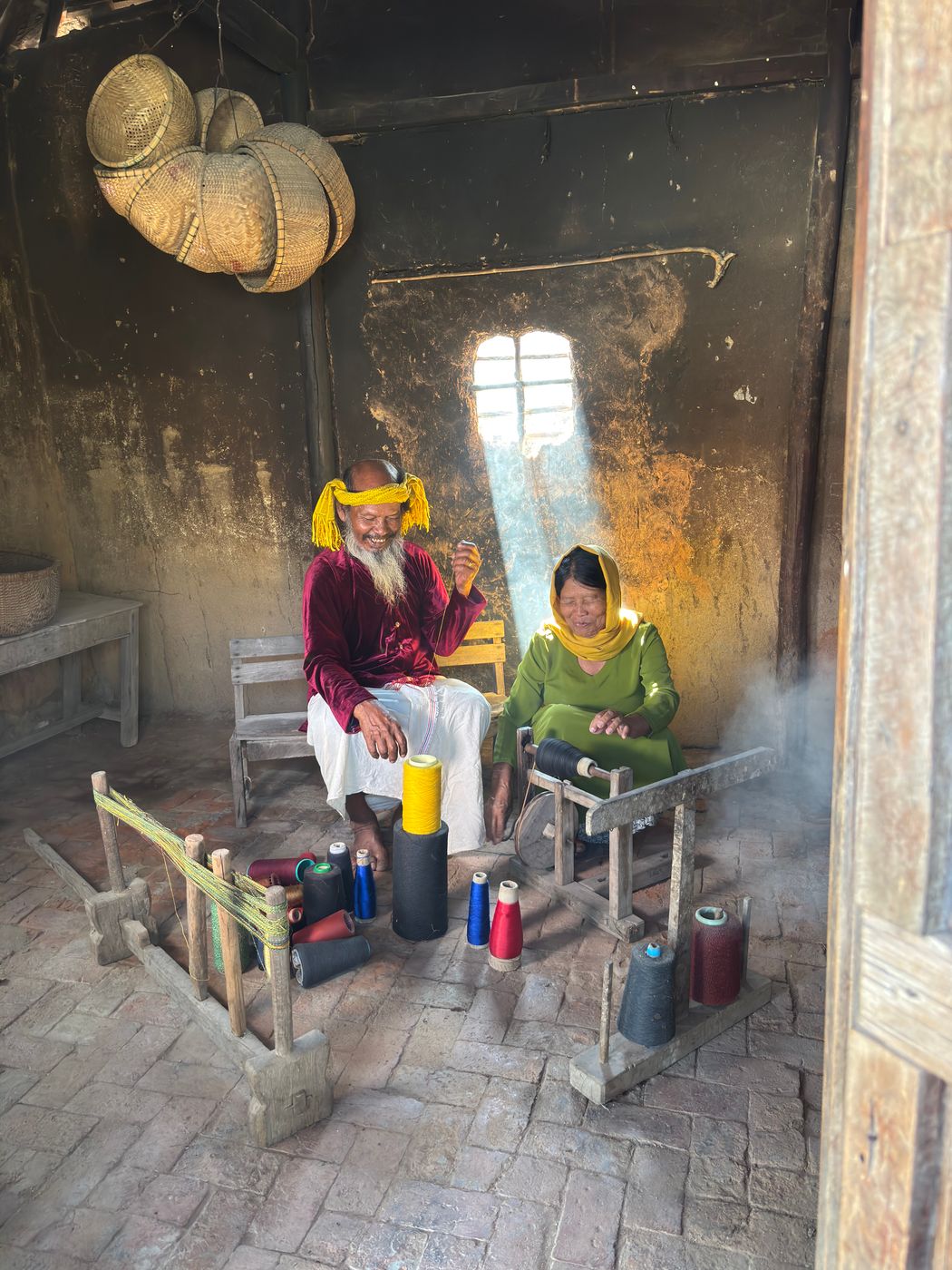 My Nghiep Cham Brocade Weaving Village, Vietnam