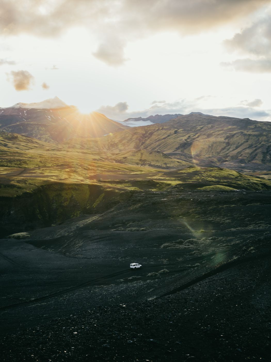 Nearby mountain at Emstrur Hut, Laugavegur Trail, Iceland