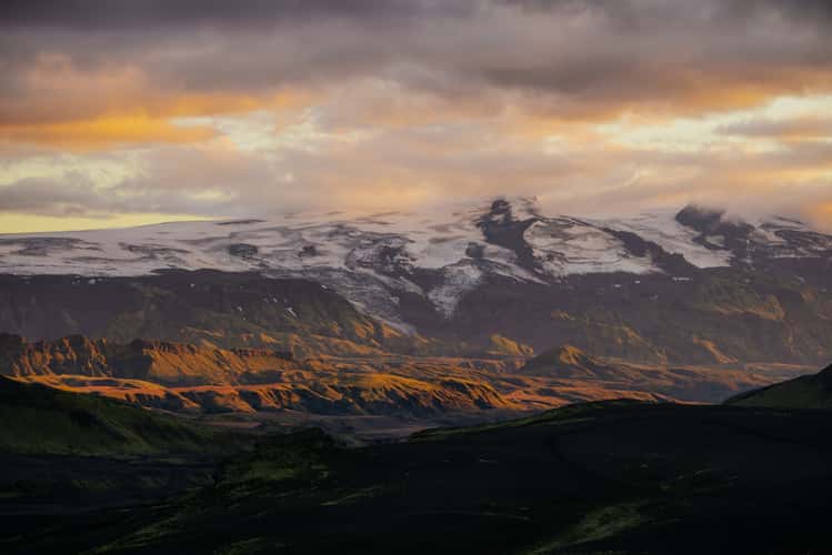 Nearby mountain at Emstrur Hut, Laugavegur Trail