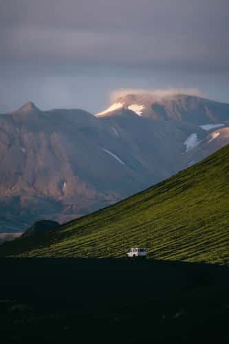 Nearby mountain at Emstrur Hut, Laugavegur Trail