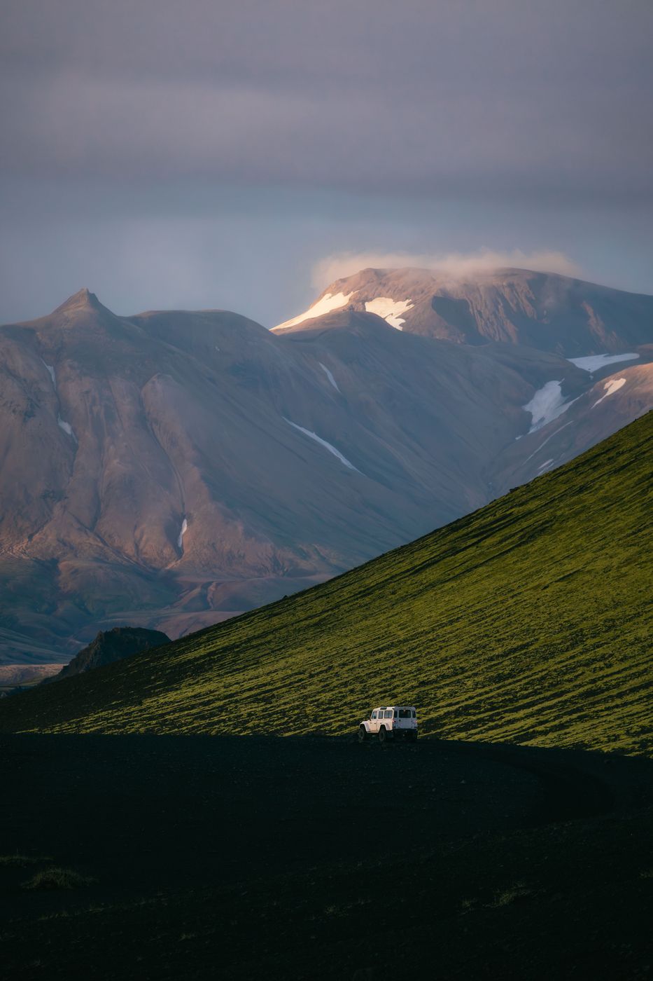 Nearby mountain at Emstrur Hut, Laugavegur Trail, Iceland