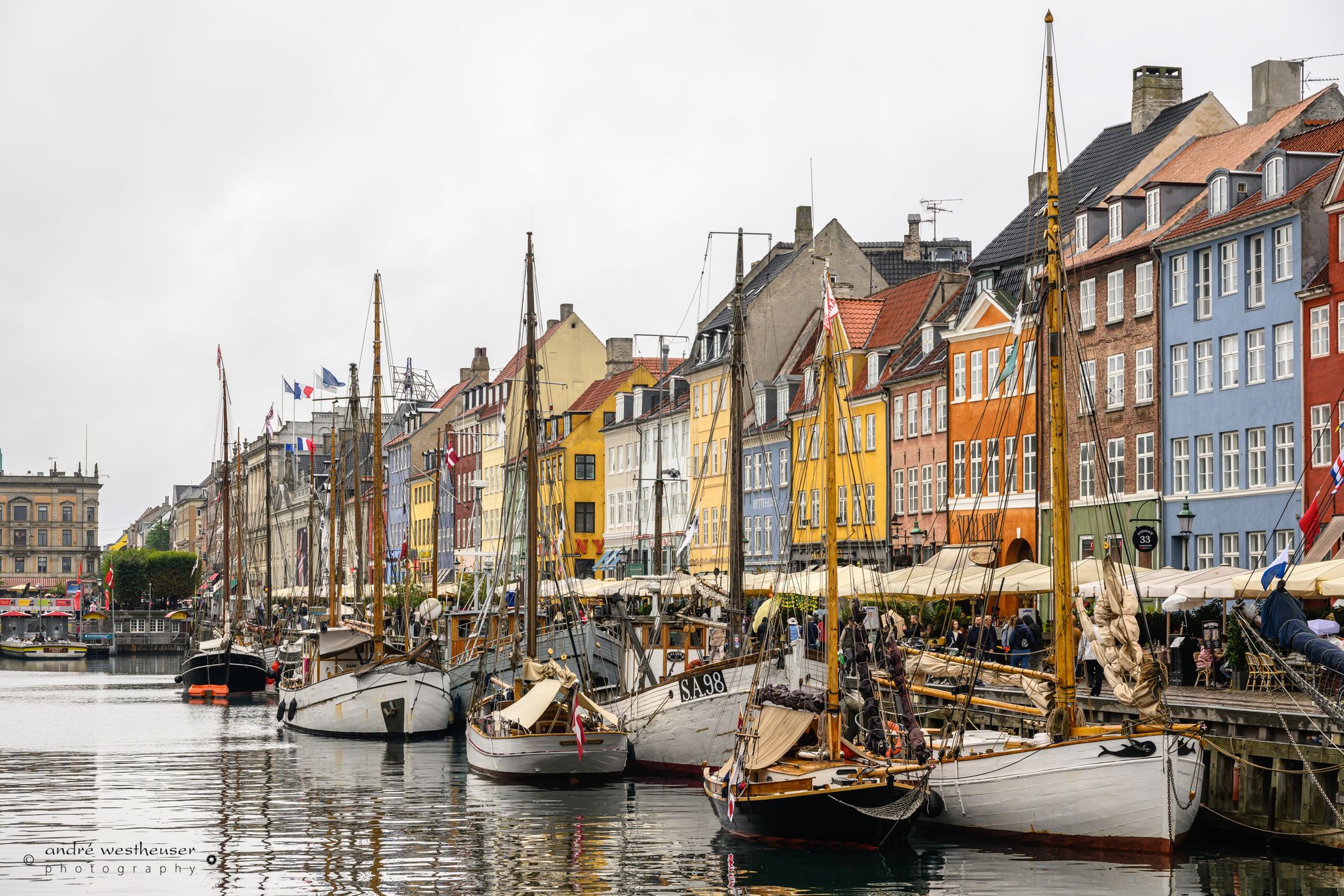 Nyhavn in Copenhagen, Denmark
