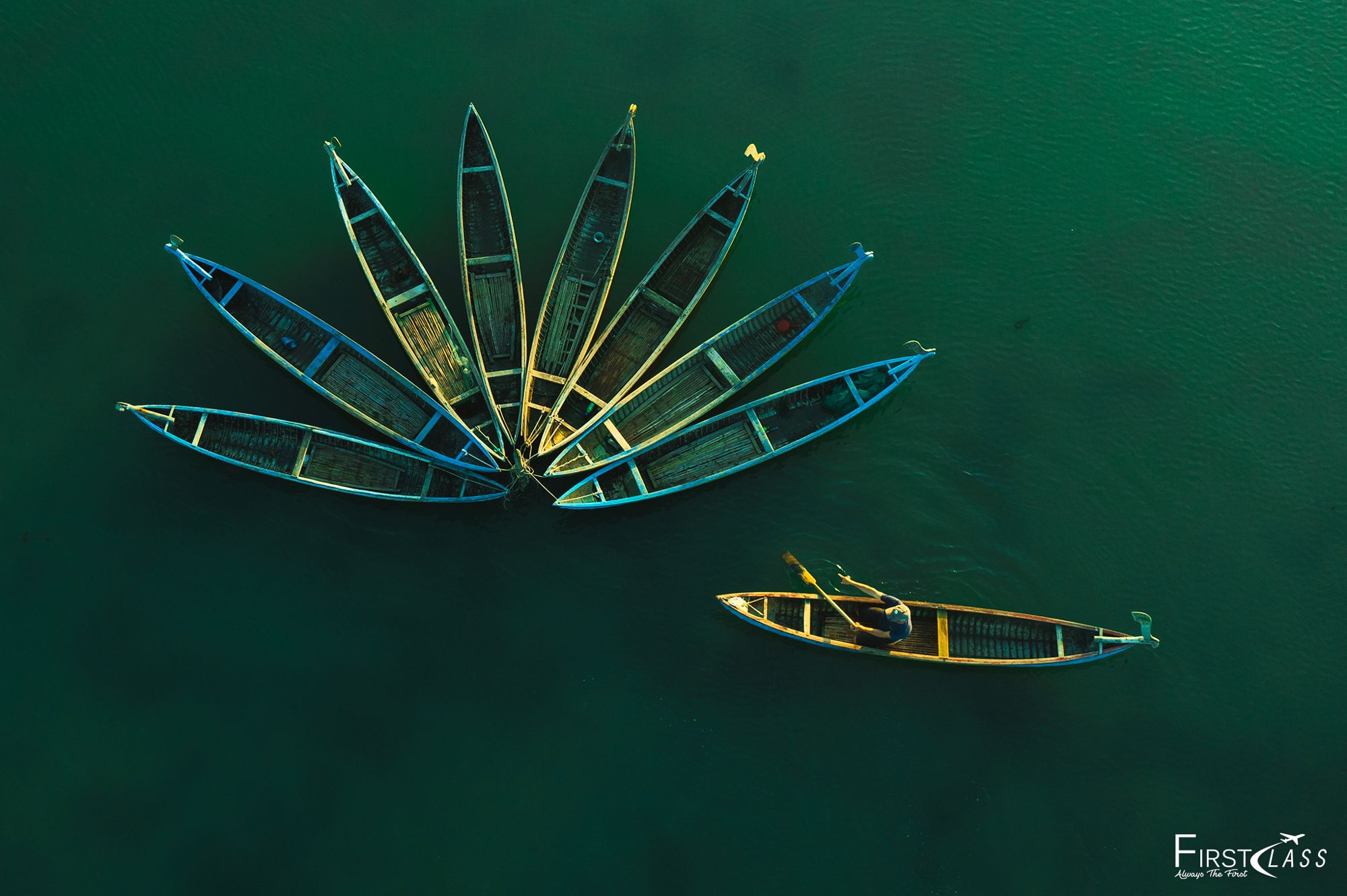 O Loan Lagoon Boat Mooring Area, Vietnam
