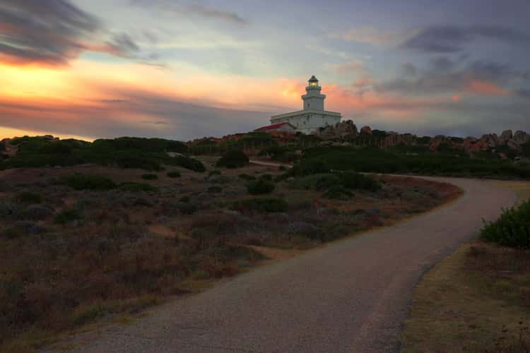 Path to Capo Testa Lighthouse, Sardinia-