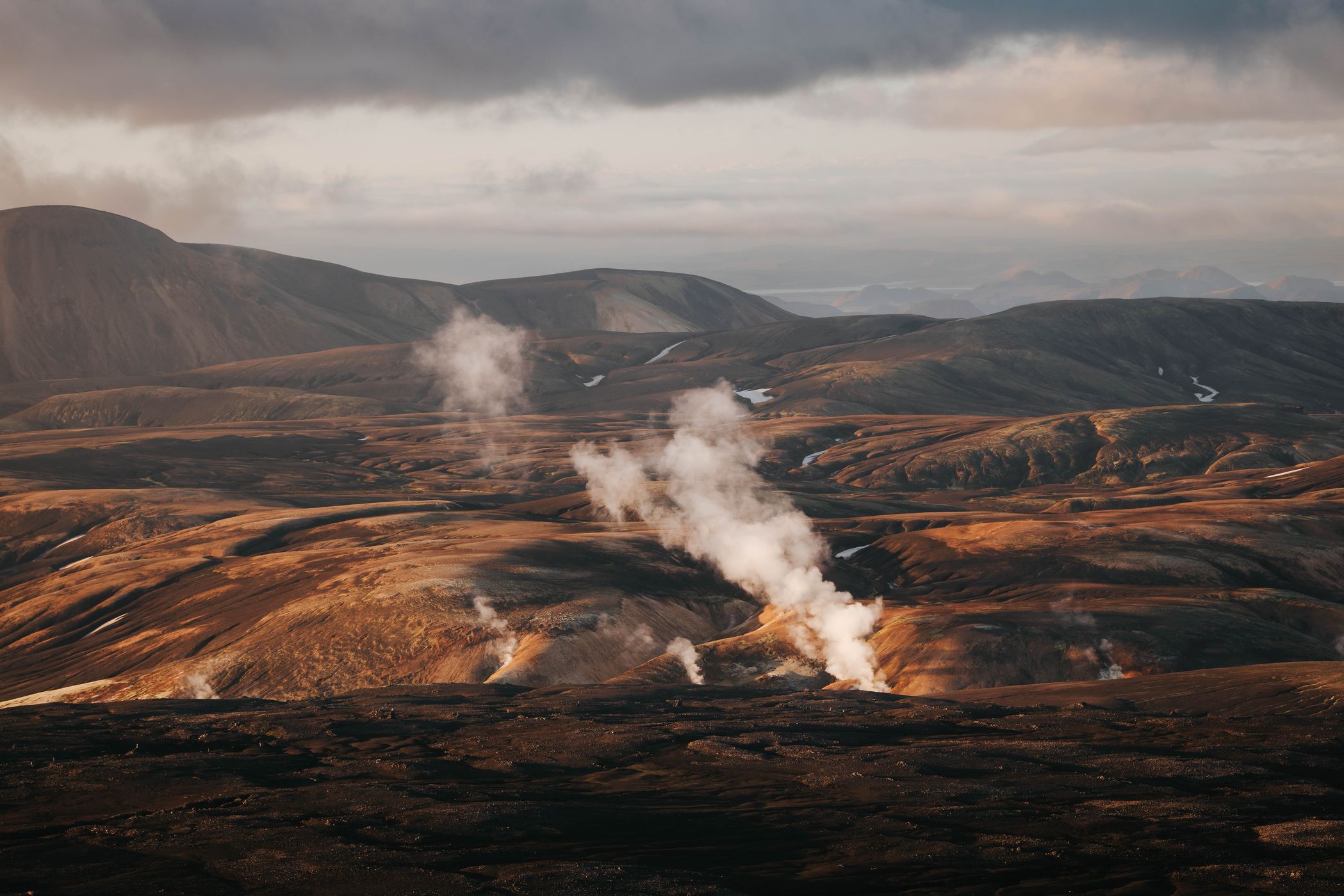 Peak near Hrafntinnusker hut, Laugavegur, Iceland