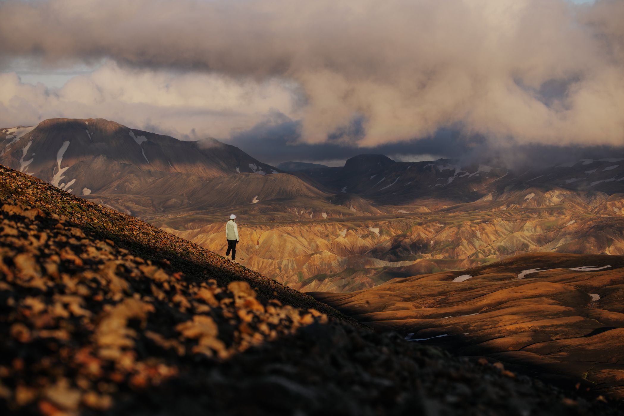 Peak near Hrafntinnusker hut, Laugavegur, Iceland